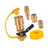Milageto Propane Quick Connect Adapter Kit Replacement, for Propane Hose