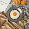 YUYHQCBT 6 Inch Set of 4 Assorted Designs, Porcelain Plates