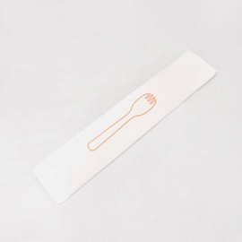 Yanagi Y-198 Commercial Paper Enclosed, Wooden Tip Spoon, Individually Packaged, Width 1.3 x Height 0.2 x Depth 6.3 inches (3.3 x 0.5 x 16 cm), 100 Pieces