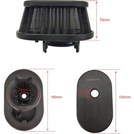 Air Filter 8M0082911 for Mer-cury 75 80 90 100 115 HP 4 Stroke Outboard Motor 35-897575T02 35-897575T01