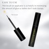 EMEDA 2 PCS Latex Free Eyelash Glue Waterproof Black Lashes