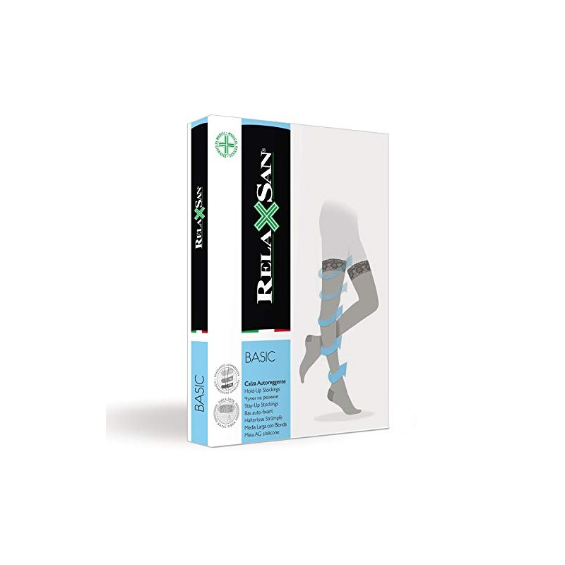 Relaxsan Relaxsan Basic 870A (Black 2/M) Compression Stockings Hold Up
