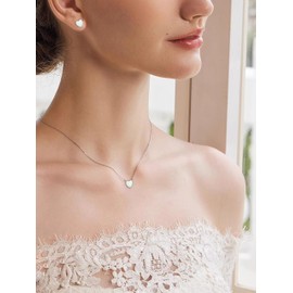 KristLand Heart Opal Studs Sterling Silver 925 Silver Earrings Gold Plated Earring with Beautiful Opal Stone Birthday Holiday Opal Gift for Woman Ladies Girls