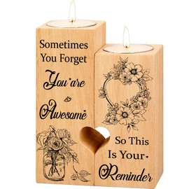 Gifts for Women, Best Friend Birthday Gifts, Candlestick Holders - Friendship Gifts, Birthday Gifts for Women, Inspirational Gifts for Women Friend, Colleagues Sister, Bestie thank you gifts for women