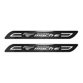 iPick Image for Ford Mustang Mach-E Blade Style Real Carbon Fiber 2 Pcs Universal Car Bumper Door-Edge Door-Sill-Step Protector Guard Decal 10.5"x1.2"