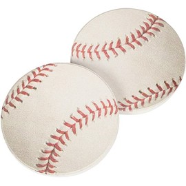 Unbranded Baseball Car Coaster, Set of 2