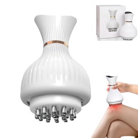 Intelligent 4-in-1 Leg Massager, Portable Rechargeable with Heated Vibration, 19 Levels Speed Adjustable, Compression Massage for Legs, Feet, Knees, Neck & Back