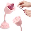 Luxe Louise Nail Polish Holder, Anti-Spill Silicone Nail Polish Holder