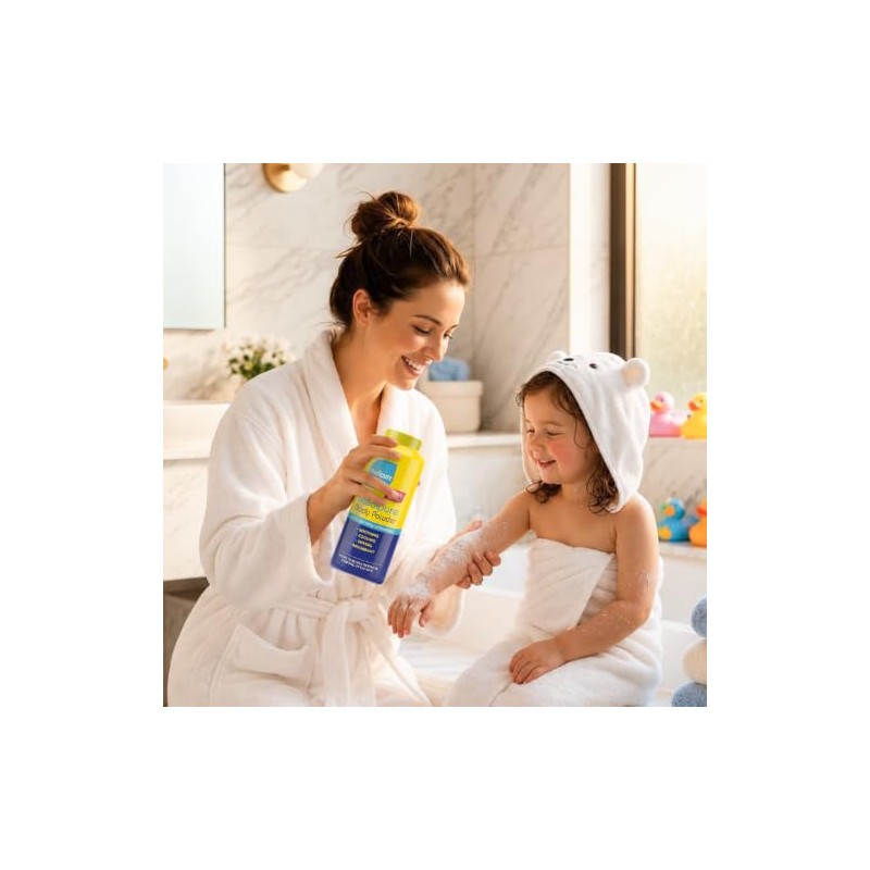 Talc-Free Body Powder, 200g x 3, Natural Cornstarch, Anti-Chafing Cooling