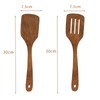 Set of 2 Wooden Spatulas (30 cm), Spatula, Wooden Spatula,