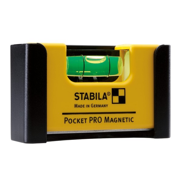 STABILA Pocket PRO Magnetic mini spirit level with belt clip,