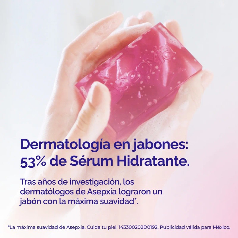 Asepxia Jabón En Barra Suavizante Cara Y Cuerpo 100g