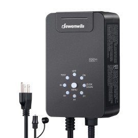 DEWENWILS 60W Low Voltage Landscape Transformer, 120V AC to 12V AC Outdoor Light