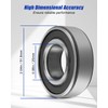AUGREX 6 Pcs Deep Groove Ball Spindle Bearings Ball Double