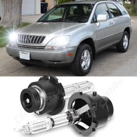 CHUSYYRAY HID Headlight Bulb For Lexus RX300 2001 2002 2003 Low Beam Stock Fit Qty 2