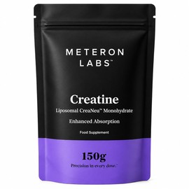 Liposomal Creatine Monohydrate Powder | Micronised Creatine Monohydrate | 5g Creatine Per Serving | Enhanced Liposomal Delivery | Unflavoured Creatine Powder | Vegan | 150g | Meteron Labs UK