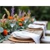 Linen Napkins –100% French Flax – Stonewashed Pure Linen Cloth