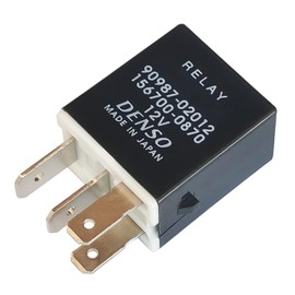 2Pcs 90987-02012 156700-0870 12VDC 4Pins Plug in (SPST) Automotive Relay