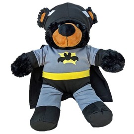 16"/40cm - Batbear Superhero Costume - Teddy Bear Clothes Outfit - 16"/40cm - BEAR NOT INCLUDED