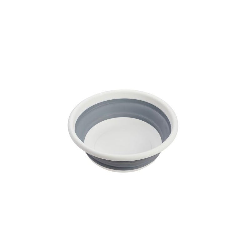 Lakeland 8L Collapsible Washing Up Bowl Grey and White