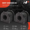 A-Premium 2 x Rear Sway Bar Bushing Kit, Compatible with