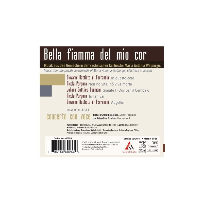 Bella Fiamma Del Mio Cor