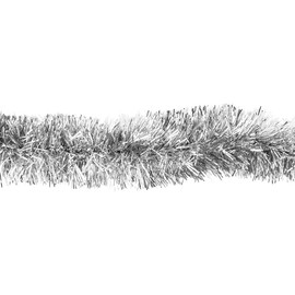 Ideen mit Herz Tinsel Garland Deluxe | Two Colours | Diameter 4 cm | 2 m Long | Fir Garland | Decorative Garland | Christmas Garland | Party Decoration
