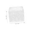 Baluue Clear Makeup Sponge Storage Box Transparent Multi-grid Organizer for