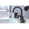 4 Inch Oil Rubbed Bronze Bathroom Faucet with Pop-up Drain