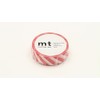 mt Masking Tape 1P "Stripe Red" Washi Masking Tape -