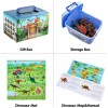 MEIGO Dinosaur Toys Toddlers 7’’ Educational Realistic Dinosaur Figures Playset