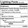 Lxcom Lighting G9 LED Dimmable Bulb 1W LED Corn Light