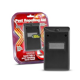 RIDDEX Plus Insect Repellent - Plug in, Mouse Deterrent - Pest Control for Defense Against Rats, Mice, Roaches, Bugs and Insects - Pests Repellents | Black