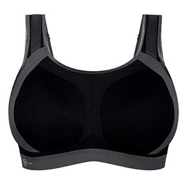 Anita Women's Active Extreme Control Plus Sports Bra, 5567, Black/Anthracite, 38K