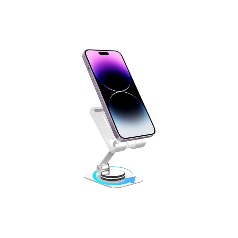 Hianjoo Soporte para Celular Ajustable de Aluminio Soporte de Escritorio