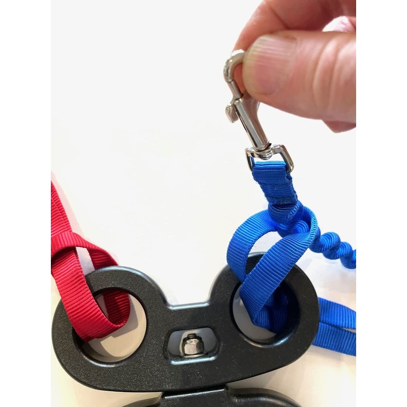 Tangle Free 2 Dog Handle, 2 Way Coupler Handle, Dual