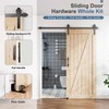 EaseLife 6.7FT Sliding Barn Door Hardware Track Kit & Handle,Big