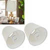 2Pcs Indoor Lamp Shade European Style Fabric Lampshade for E14