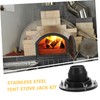 Sosoport Hot Tent Stove Jack Scald Fireproof Chimney Protector for