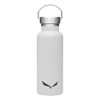Salewa Valsura Insulated Stainless Steel Bottle, 0.45 L, White, Plain