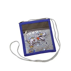 Stefano RabamtaGO Children's Travel Luggage Trolley Kita Bag Backpack Neck Pouch 4-Piece Set Horse Pink Set Robter Blue, Brusbeutel K 2, Children's luggage