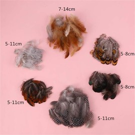 Kingsie 180 Pieces Natural Feather Set of 6 Feathers Feathers Shower Wedding Wedding Decorations Dream Catcher Handmade Craft Hat Decoration