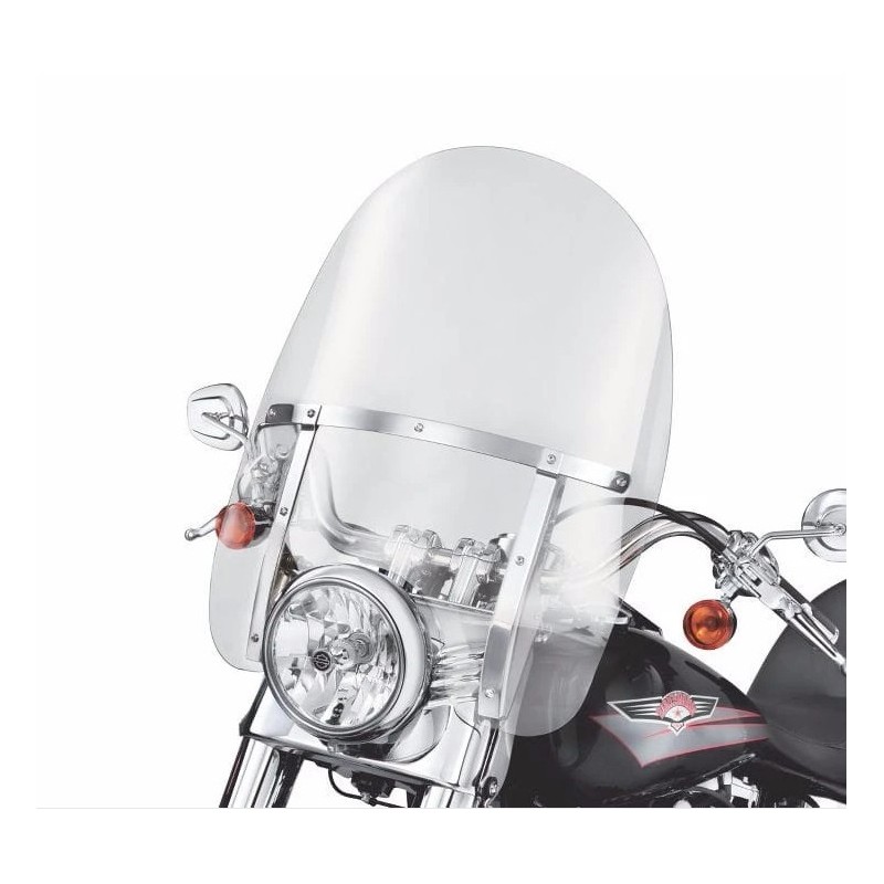 OUMURS Clear Windshield For Harley Sportster Dyna Glide Softail Night