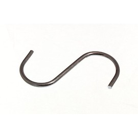 Pack of 12 S-Hooks Utility Kitchen Rack Hooks 3 Inch 75 mm BZP Steel