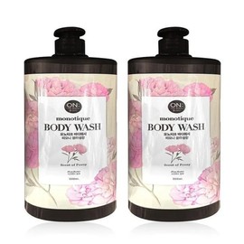 L G Household & Health Monotique Body Wash 1500ml x 2 packs (SH) / L G생활건강 모노티크 바디워시 1500ml x 2입(SH)