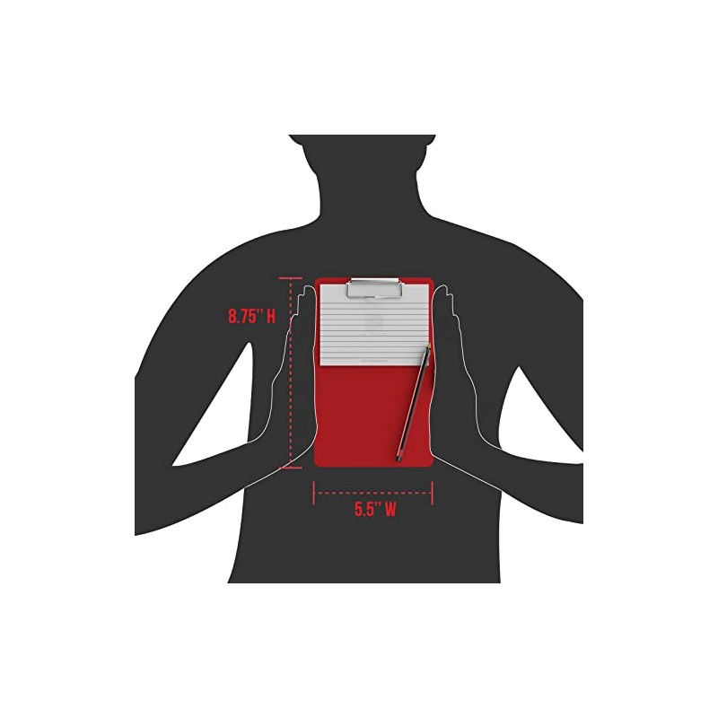 Red Mini ISO Clipboard