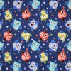 iNee Cute Owl Fat Quarters Fabric Bundle, Precut Cotton Fabric
