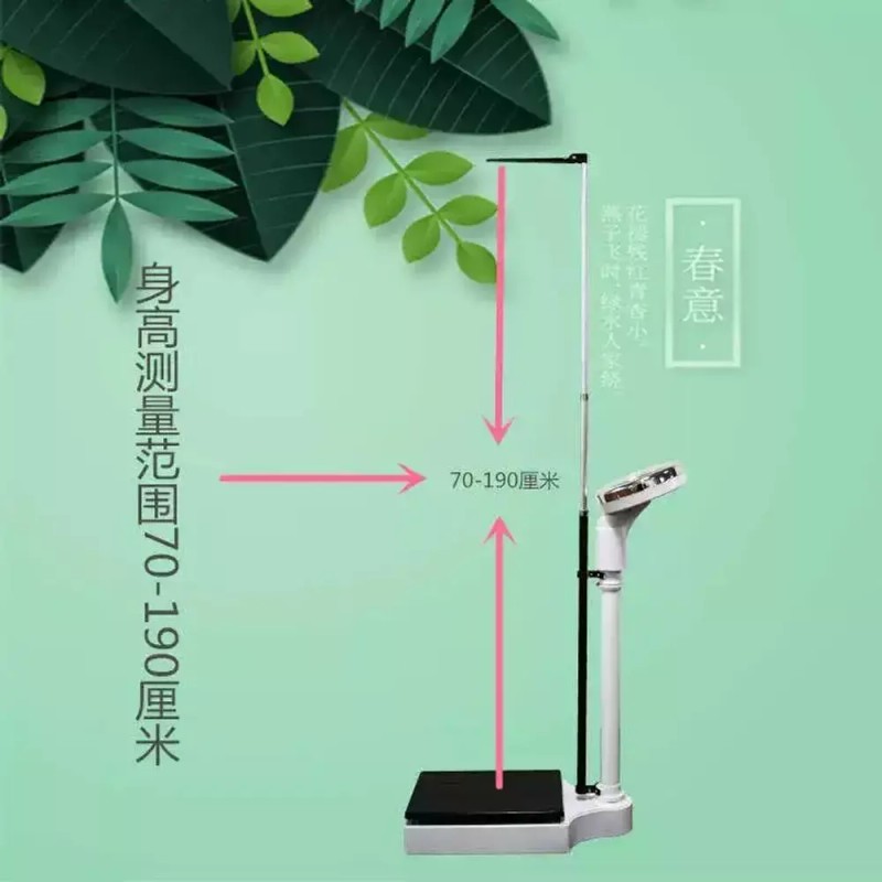 초음파 신장계 키재는 체지방 기계 휴대용 키재기 [A. 120k 키와