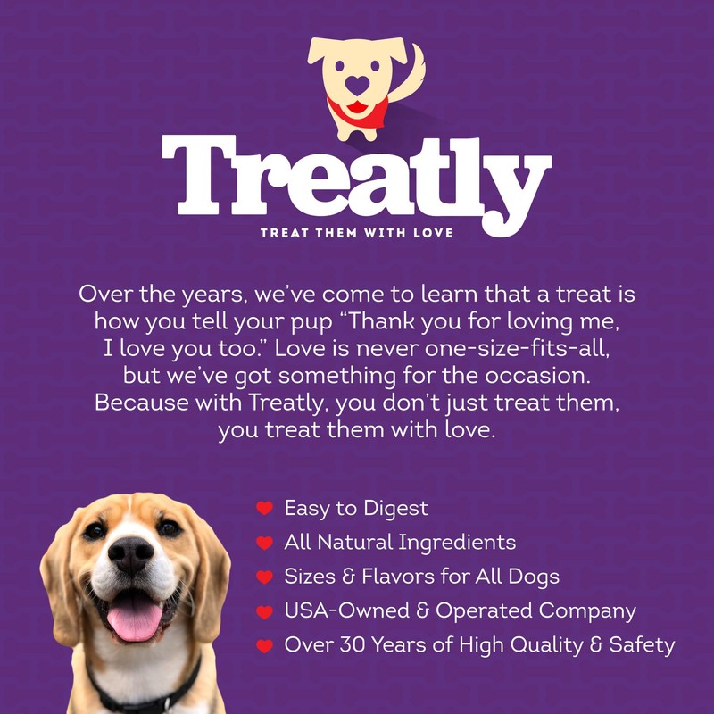 Treatly IncrediChews Bone w/Chicken Meat Wrap Dog Chew Treats -