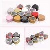16 Pcs Metal Tins Jar 2 OZ Empty Heart Shaped
